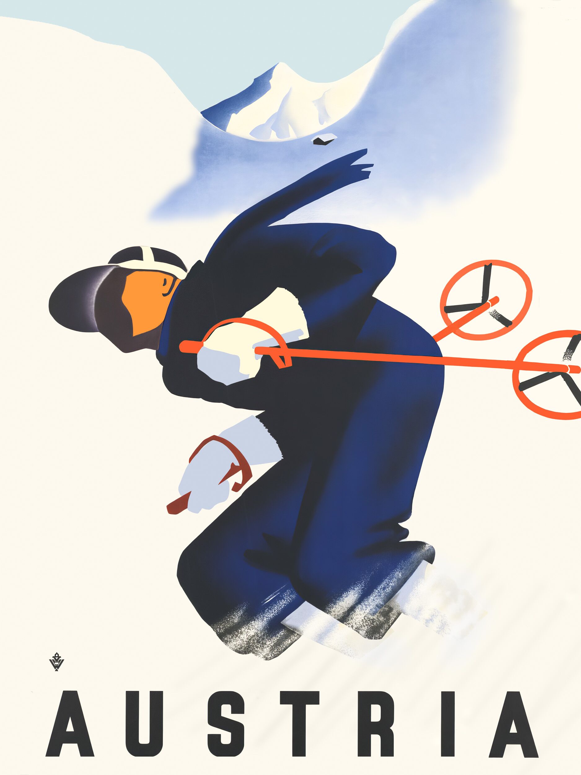 Set of three 1930s vintage Austria travel posters