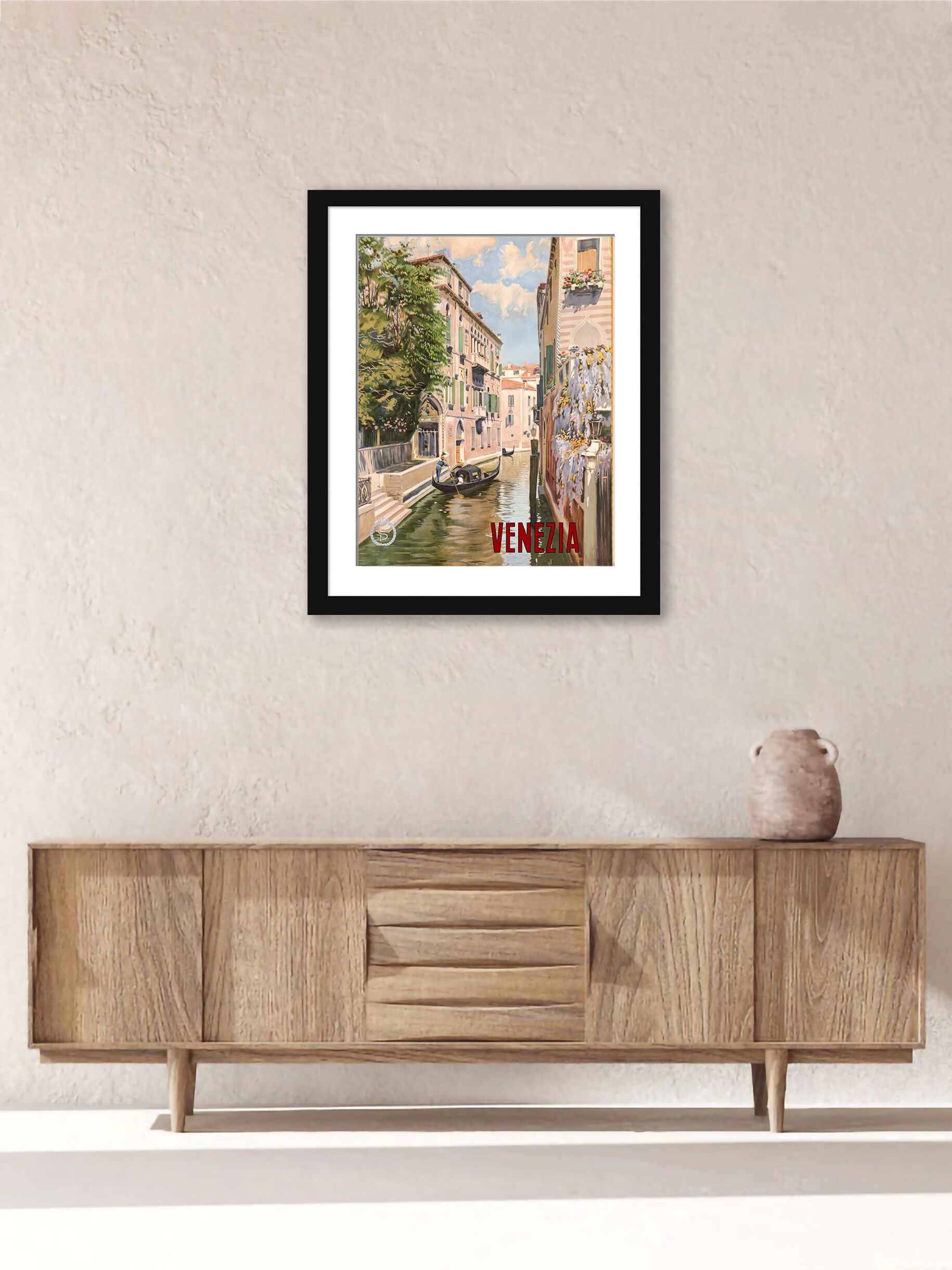 1930 Venezia Vintage Travel Poster