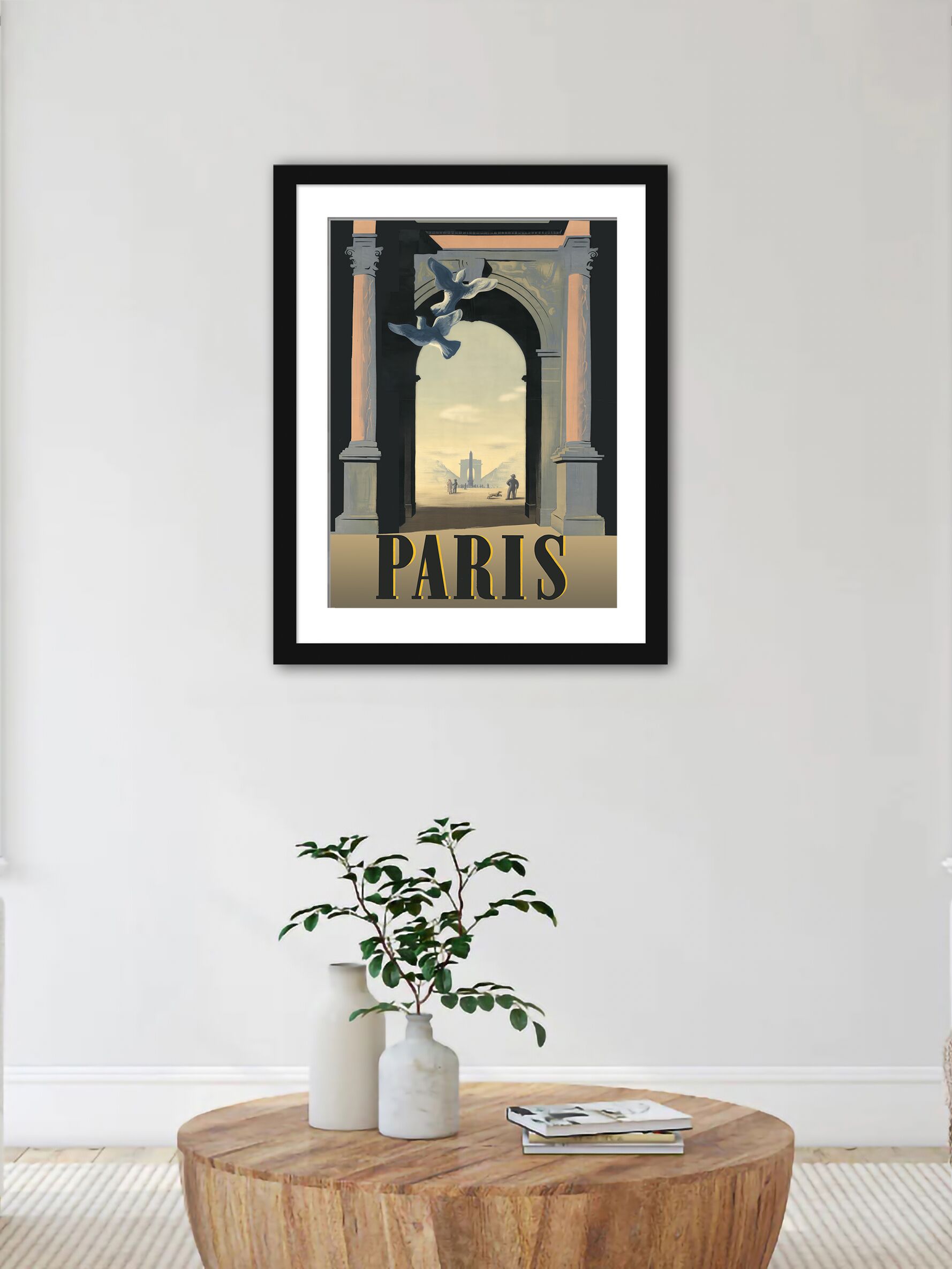 Reproduction of Adolphe Mouron Cassandre's Paris Arc de Triomphe Poster